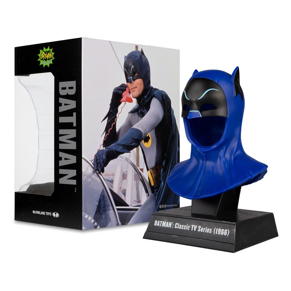 BATMAN 1966 DC DIRECT MINI REPLICA 1/3 BATMAN COWL 17 CM