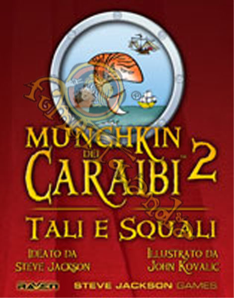 GAMES MUNCHKIN DEI CARAIBI 2 TALI E SQUALI