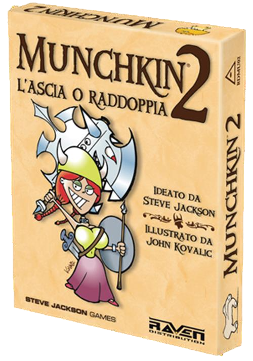 GAMES MUNCHKIN 2 L'ASCIA O RADDOPPIA