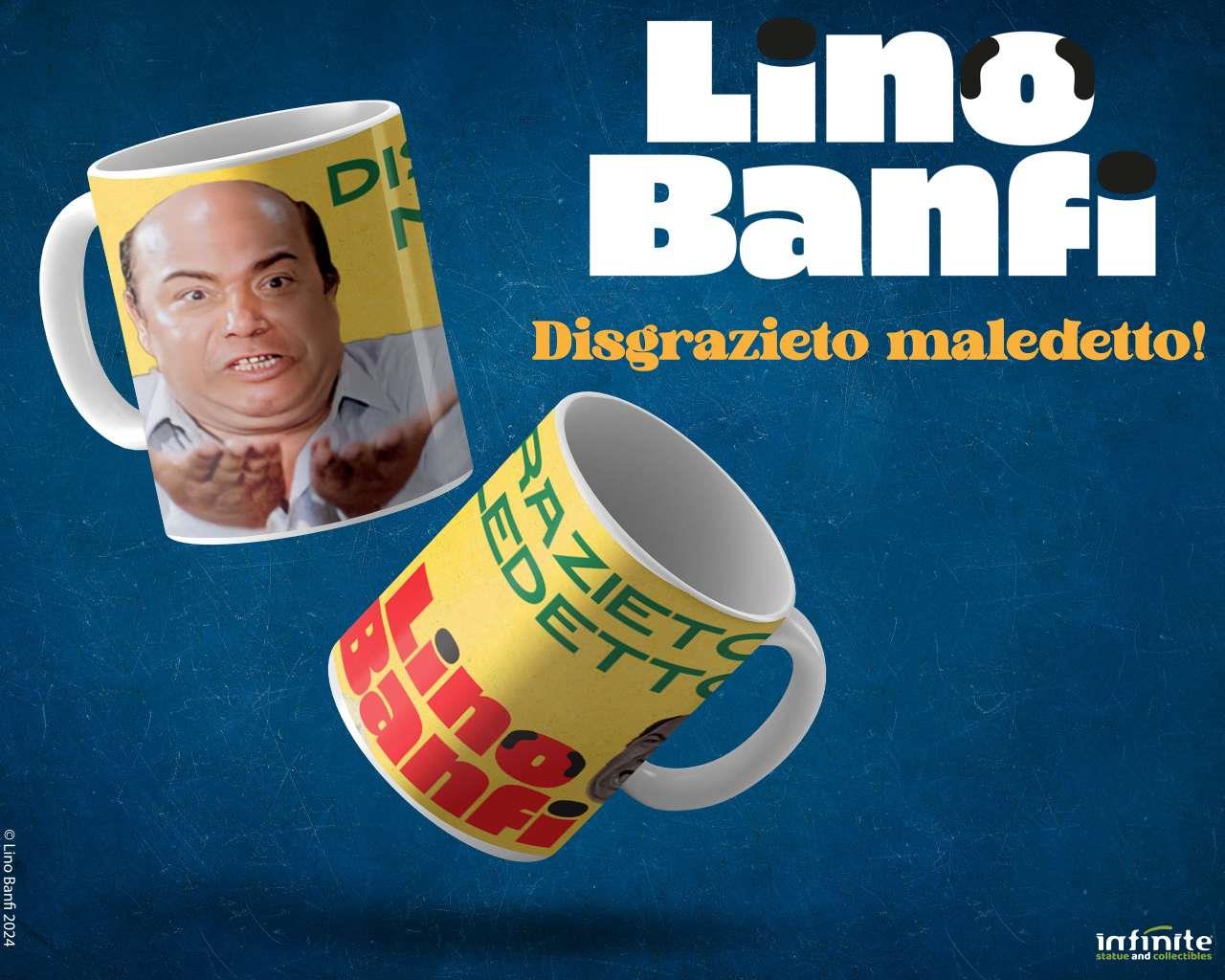 LINO BANFI DISGRAZIETO MALEDETTO! MUG TAZZA