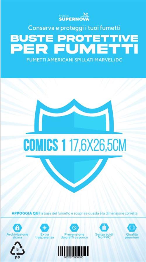 BUSTE PROTECTORS STUDIO SUPERNOVA COMICS 1 (17,6 X 26,5)