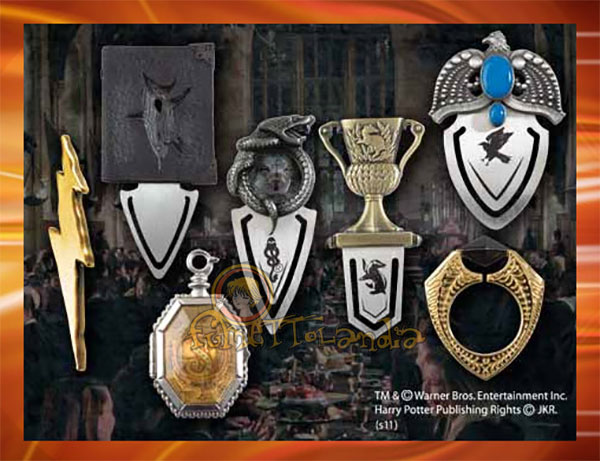 HARRY POTTER BOOKMARKS 7ER SET HORCRUX COLLECTION