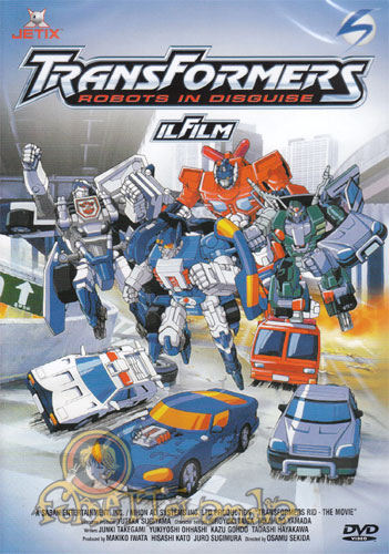 DVD TRANSFORMERS ROBOTS IN DISGUISE THE MOVIE