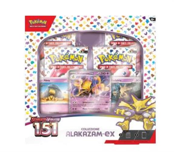 POKEMON COLLEZIONE SCARLATTO E VIOLETTO 151 ALAKAZAM-EX