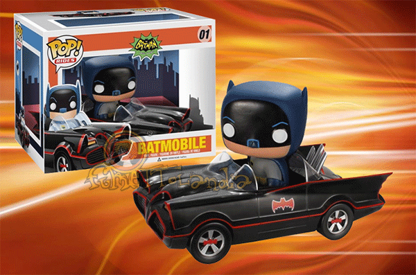 POP! RIDES #001 PVC BATMAN CLASSIC BATMOBILE W/BATMAN