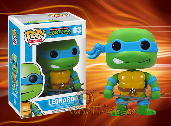 POP! TELEVISION #063 PVC TEENAGE MUTANT NINJA TURTLES LEONARDO