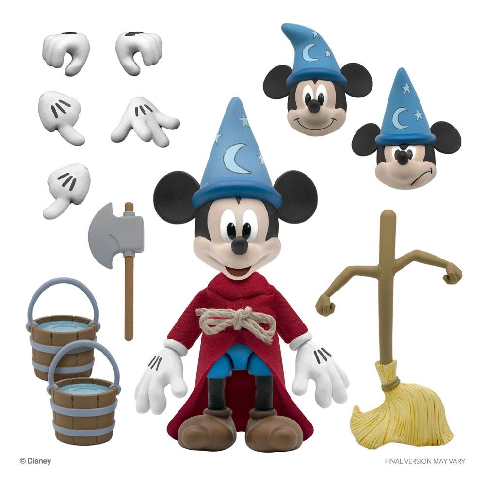 DISNEY ULTIMATES ACTION FIGURE SORCERER'S APPRENTICE MICKEY MOUSE 18 CM