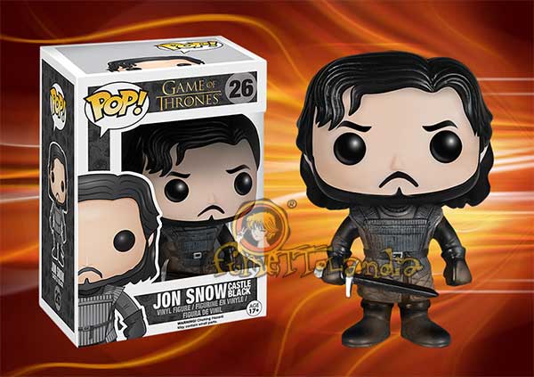POP! #026 PVC GAME OF THRONES JON SNOW CASTLE BLACK
