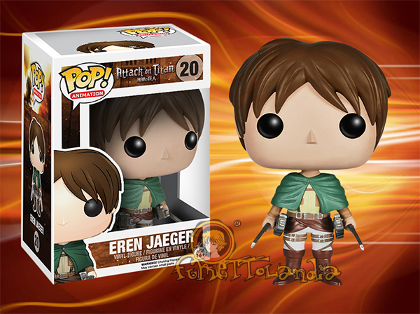 POP! ANIMATION #020 PVC ATTACK ON TITAN EREN JAEGER