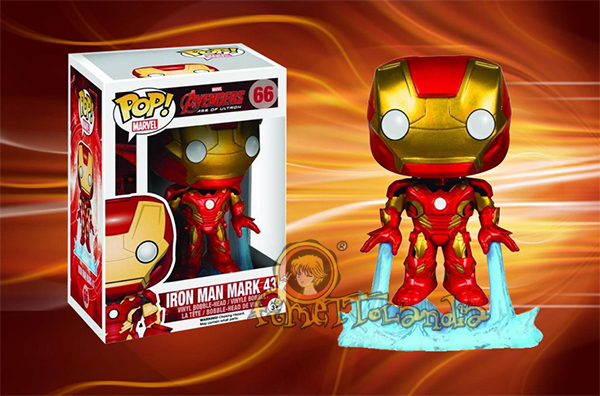 POP! MARVEL #066 PVC AVENGERS BOBBLE HEAD IRON MAN MARK 43