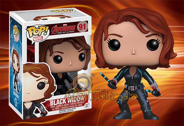 POP! MARVEL #091 PVC BOBBLE HEAD BLACK WIDOW