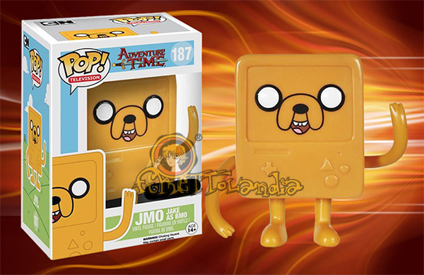 POP! TELEVISION #187 PVC ADVENTURE TIME JMO JAKE AS BMO