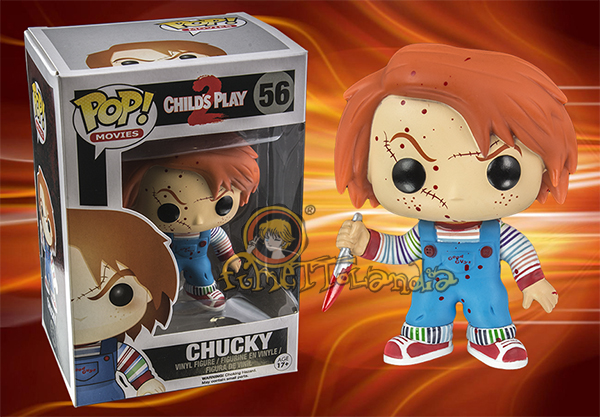 POP! MOVIES #056 PVC CHILD'S PLAY 2 CHUCKY BLOODY