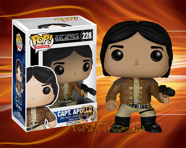 POP! TELEVISION #228 PVC BATTLESTAR GALACTICA CAPT. APOLLO