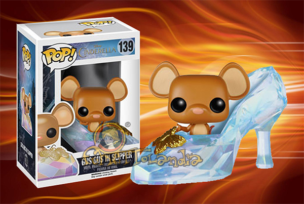 POP! DISNEY #139 PVC CINDERELLA GUS GUS IN SLIPPER