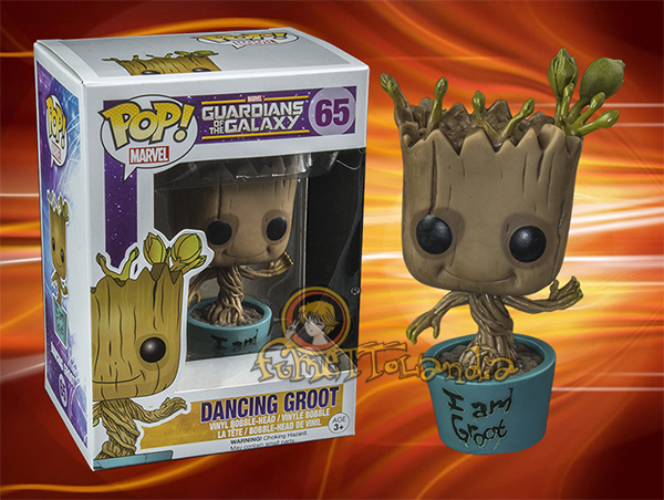 POP! MARVEL #065 PVC BOBBLE HEAD DANCING GROOT (I AM GROOT)