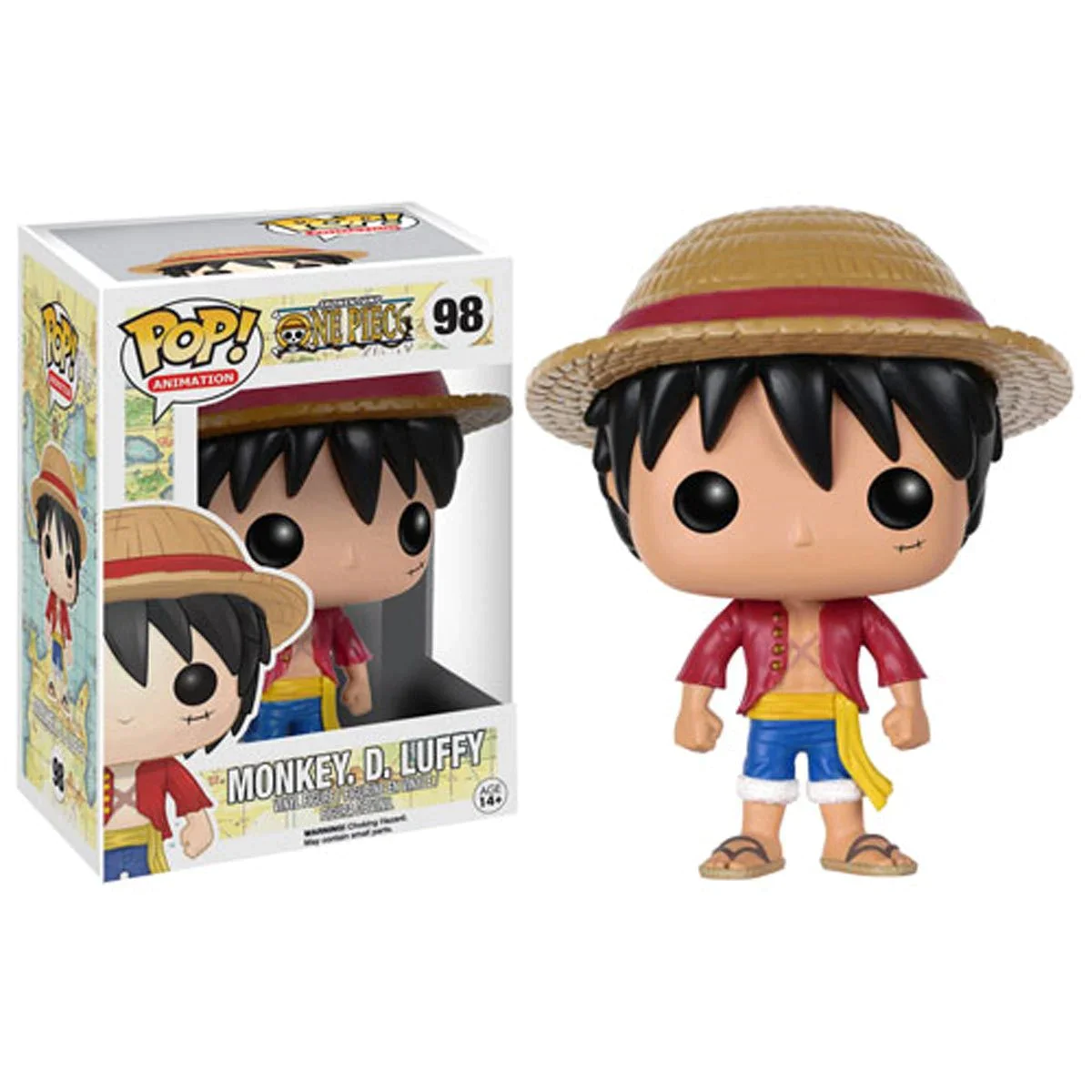 POP! ANIMATION #098 PVC ONE PIECE MONKEY. D. LUFFY