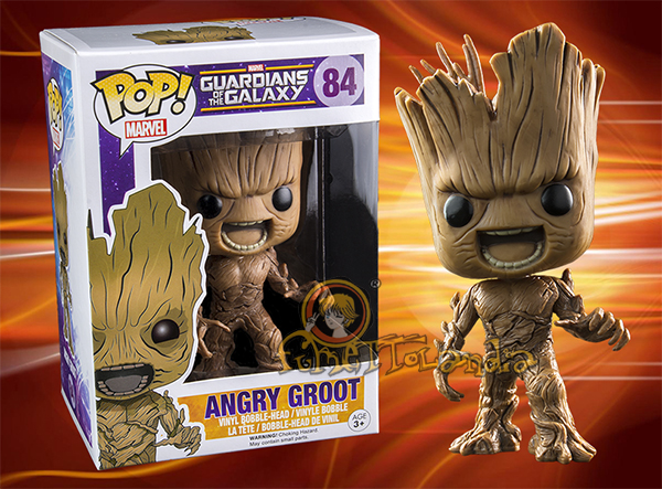 POP! MARVEL #084 PVC BOBBLE HEAD ANGRY GROOT