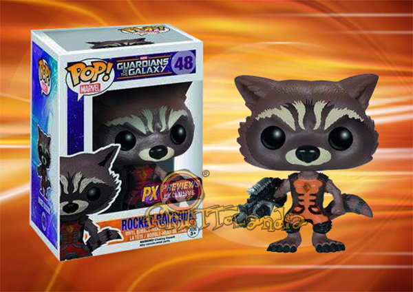 POP! MARVEL #048 PVC BOBBLE HEAD ROCKET RACCOON RAVAGERS LIMITED