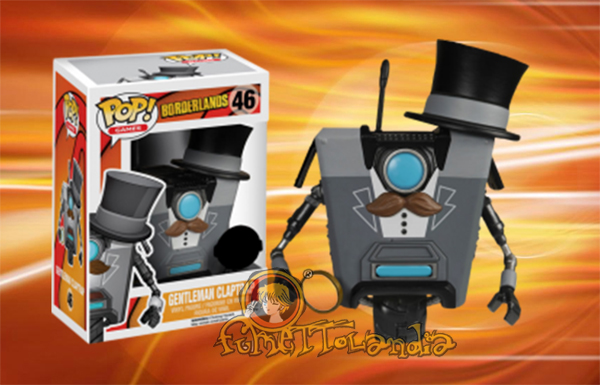 POP! GAMES #046 PVC BORDERLANDS GENTLEMAN CLAPTRAP LIMITED