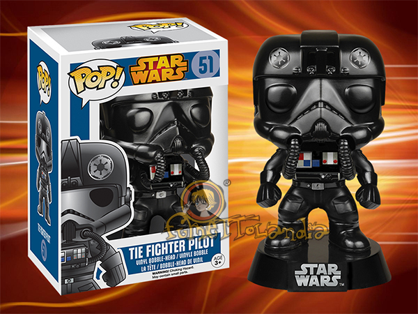 POP! STAR WARS #051 PVC BOBBLE HEAD TIE FIGHTER PILOT