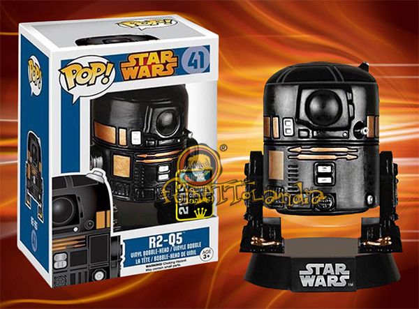POP! STAR WARS #041 PVC BOBBLE HEAD R2-Q5 CONVENTION SPECIAL