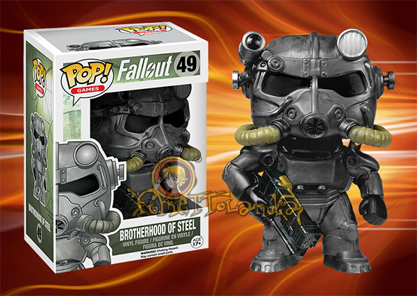 POP! GAMES #049 PVC FALLOUT POWER ARMOR BROTHERHOOD OF STEEL