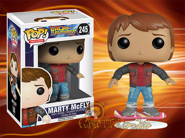 POP! MOVIES #245 PVC BACK TO THE FUTURE MARTY MCFLY HOVERBOARD