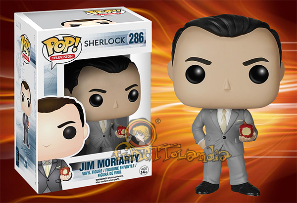 POP! TELEVISION #286 PVC SHERLOCK JIM MORIARTY WITH APPLE