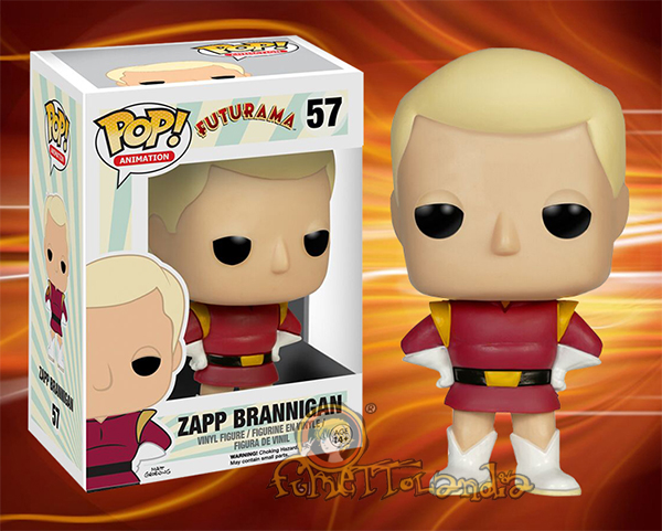 POP! ANIMATION #057 PVC FUTURAMA ZAPP BRANNIGAN
