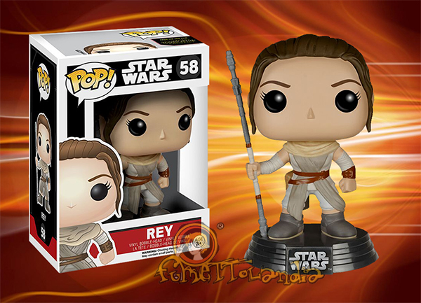POP! STAR WARS #058 PVC BOBBLE HEAD REY