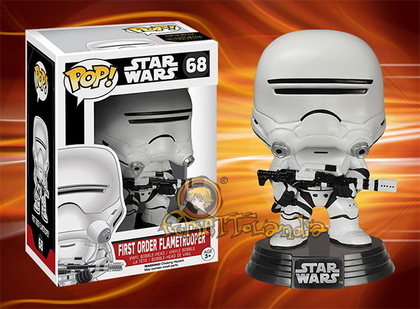 POP! STAR WARS #068 PVC BOBBLE HEAD FIRST ORDER FLAMETROOPER