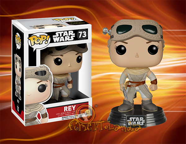 POP! STAR WARS #073 PVC BOBBLE HEAD REY & GOGGLES LIMITED EDITION