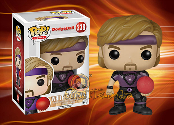 POP! MOVIES #238 PVC DODGEBALL WHITE GOODMAN