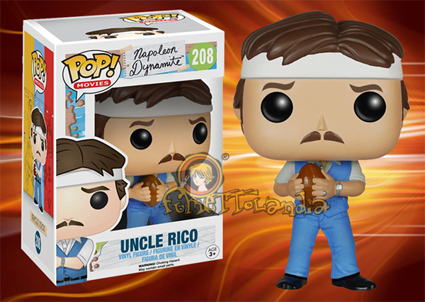 POP! MOVIES #208 PVC NAPOLEON DYNAMITE UNCLE RICO