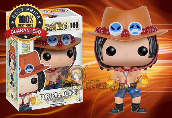 POP! ANIMATION #100 PVC ONE PIECE PORTGAS. D. ACE