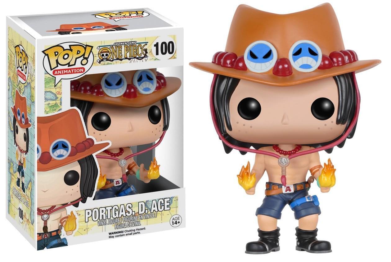 POP! ANIMATION #100 PVC ONE PIECE PORTGAS. D. ACE