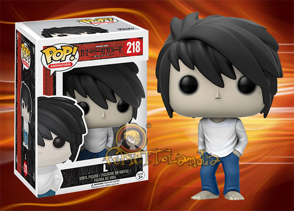 POP! ANIMATION #218 PVC DEATH NOTE 'L'