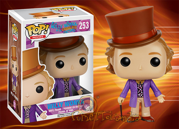 POP! MOVIES #253 PVC WILLY WONKA AND THE CHOCOLATE FACTORY WILLY