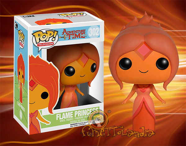 POP! TELEVISION #302 PVC ADVENTURE TIME FLAME PRINCESS