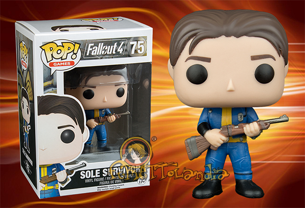 POP! GAMES #075 PVC FALLOUT 4 VAULT DWELLER SOLE SURVIVOR