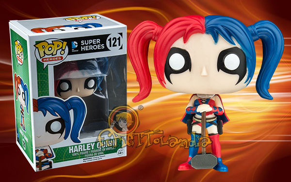 POP! HEROES #121 PVC HARLEY QUINN NEW 52 W/MALLET