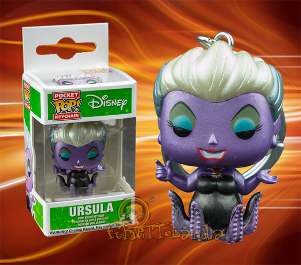 POCKET POP! KEYCHAIN DISNEY METALLIC URSULA