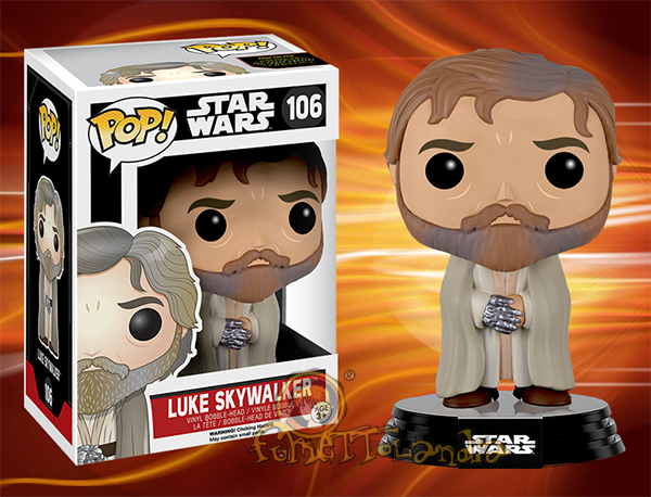 POP! STAR WARS #106 PVC BOBBLE HEAD LUKE SKYWALKER (BEARDED)