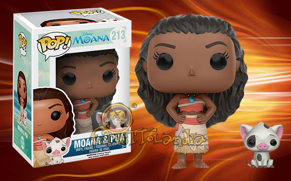 POP! DISNEY #213 PVC MOANA MOANA & PUA