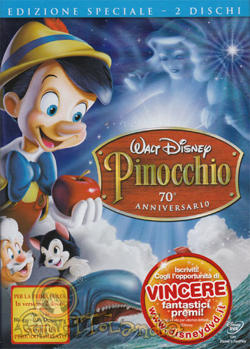 DVD DISNEY PINOCCHIO EDIZIONE SPECIALE