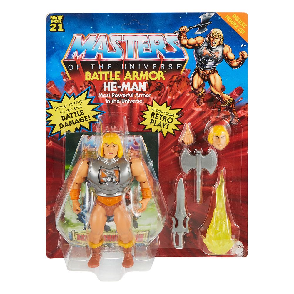 MASTERS OF THE UNIVERSE DELUXE ACTION FIGURE 2021 HE-MAN 14 CM