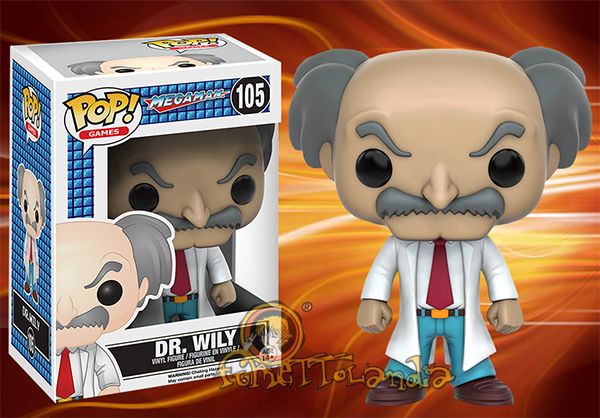 POP! GAMES #105 PVC MEGAMAN DR. WILY