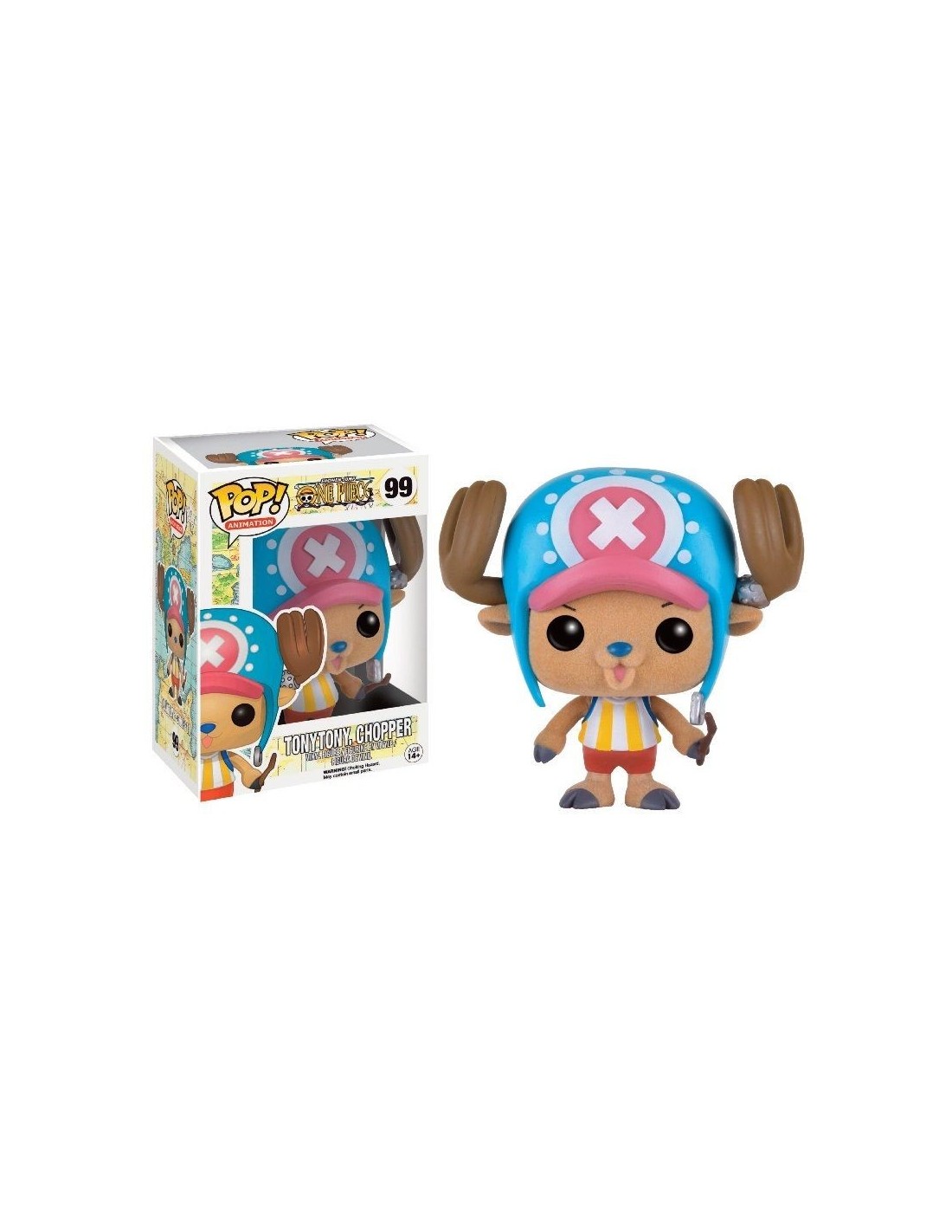 POP! ANIMATION #099 PVC ONE PIECE TONYTONY. CHOPPER FLOCKED