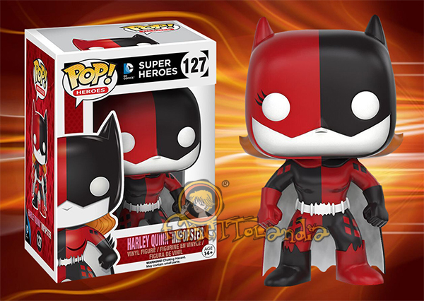 POP! HEROES #127 PVC HARLEY QUINN IMPOPSTER